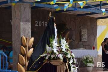 Misa y procesión de la Virgen de la Paloma en La Viña (Foto Francisco Javier Santana)